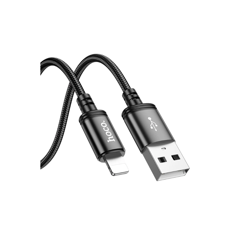 Cable Hoco X89 Wind Lightning 2M Negro