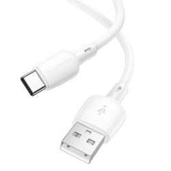 Cable Borofone BX93 Super 27W Tipo C Blanco