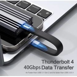 Cable USB 4 llavero portátil