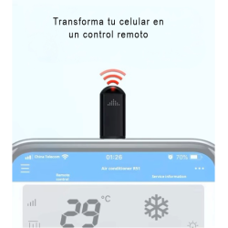 Adaptador de transmisor infrarrojo para teléfono inteligente tipo C