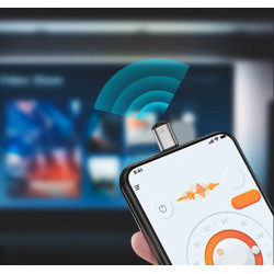 Adaptador de transmisor infrarrojo para teléfono inteligente tipo C