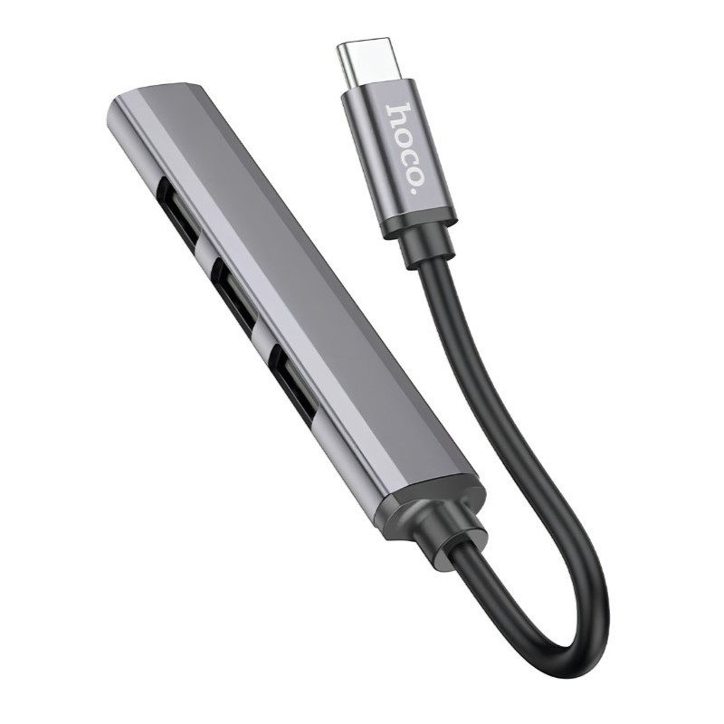 Hub Hoco HB26 4 en 1 Tipo C a USB3.0 y USB2.0
