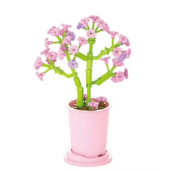 Maceta de Bloques de Construcción | Juguete Floral Antiestrés
