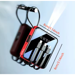 Powerbank 3 En 1 10.000mah Negro