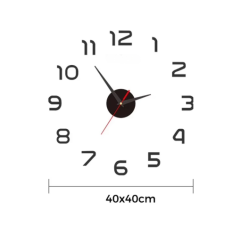 Reloj de Pared Digital DIY | Moderno y Ajustable
