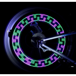 Luz LED RGB para Bicicleta | 30 Patrones de Color