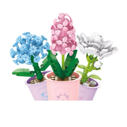 Maceta de Bloques de Construcción | Juguete Floral Antiestrés